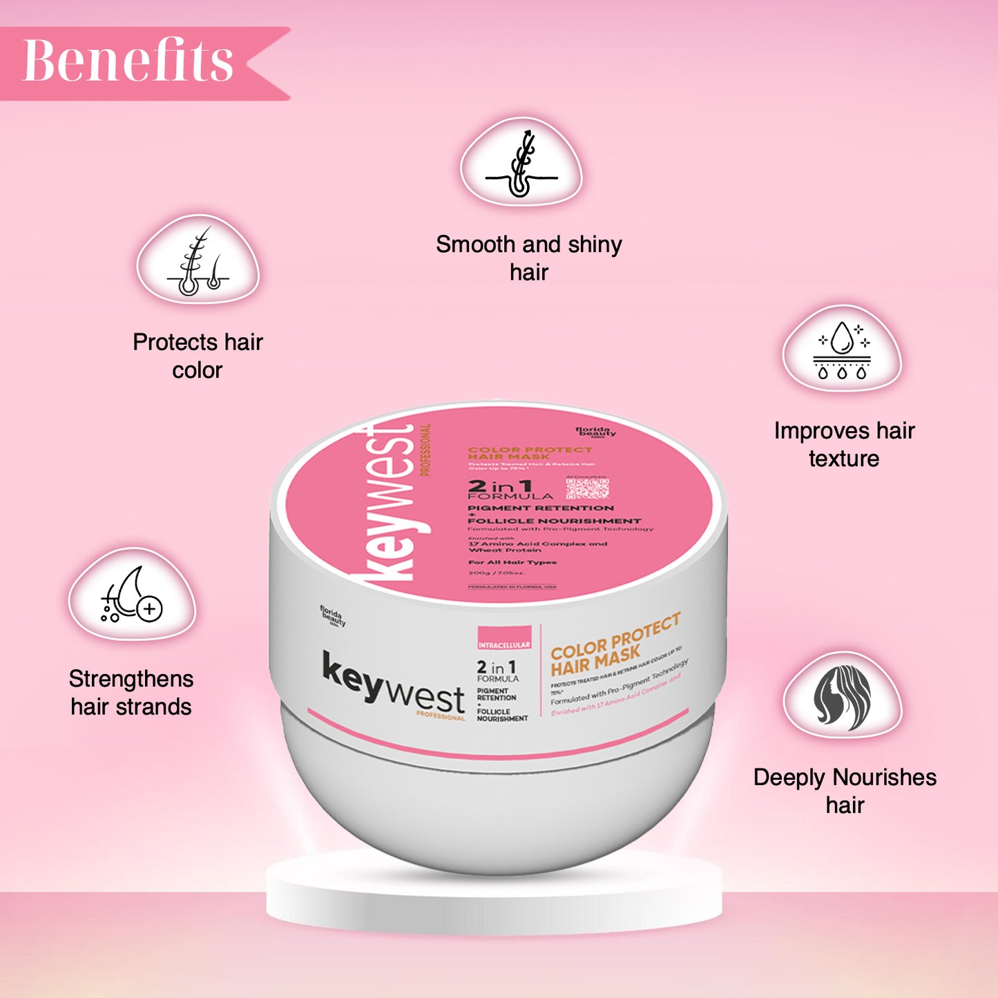 Keywest Professional Color Protect Hair Mask 200gm