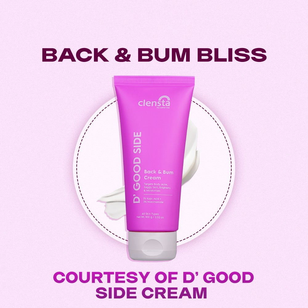 Clensta D' Good Side Back And Bum Cream (100 Ml)