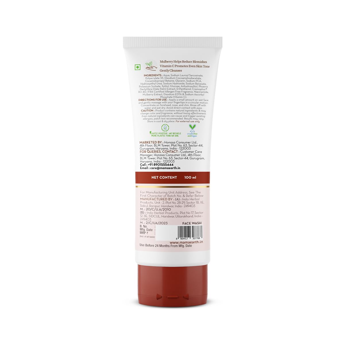 Mamaearth Bye Bye Blemishes Face Wash 100ml + Clensta Red Aloe Vera Skin Glow Face Scrub (100 Gm) | COMBO.