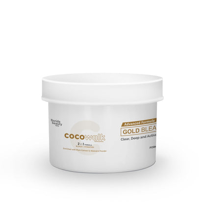 Cocowalk Professional GOLD Bleach cream for unisex  | Suitable for All Skin Types | 2 in 1 Bleach and Hydration with Plum Extract & Aloe Vera