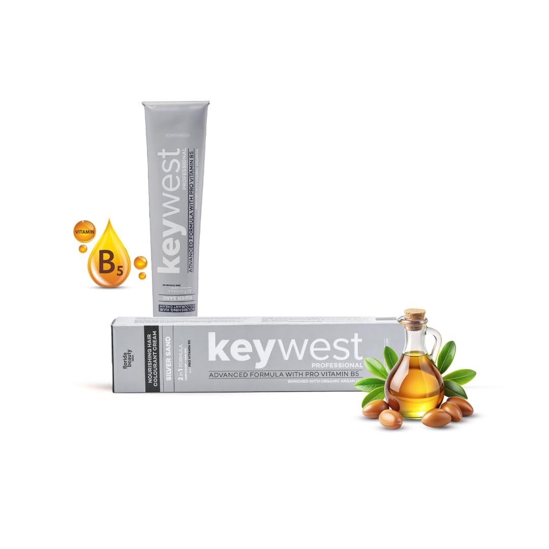 Keywest Professional Silver Sand Hair Color Cream 80g.