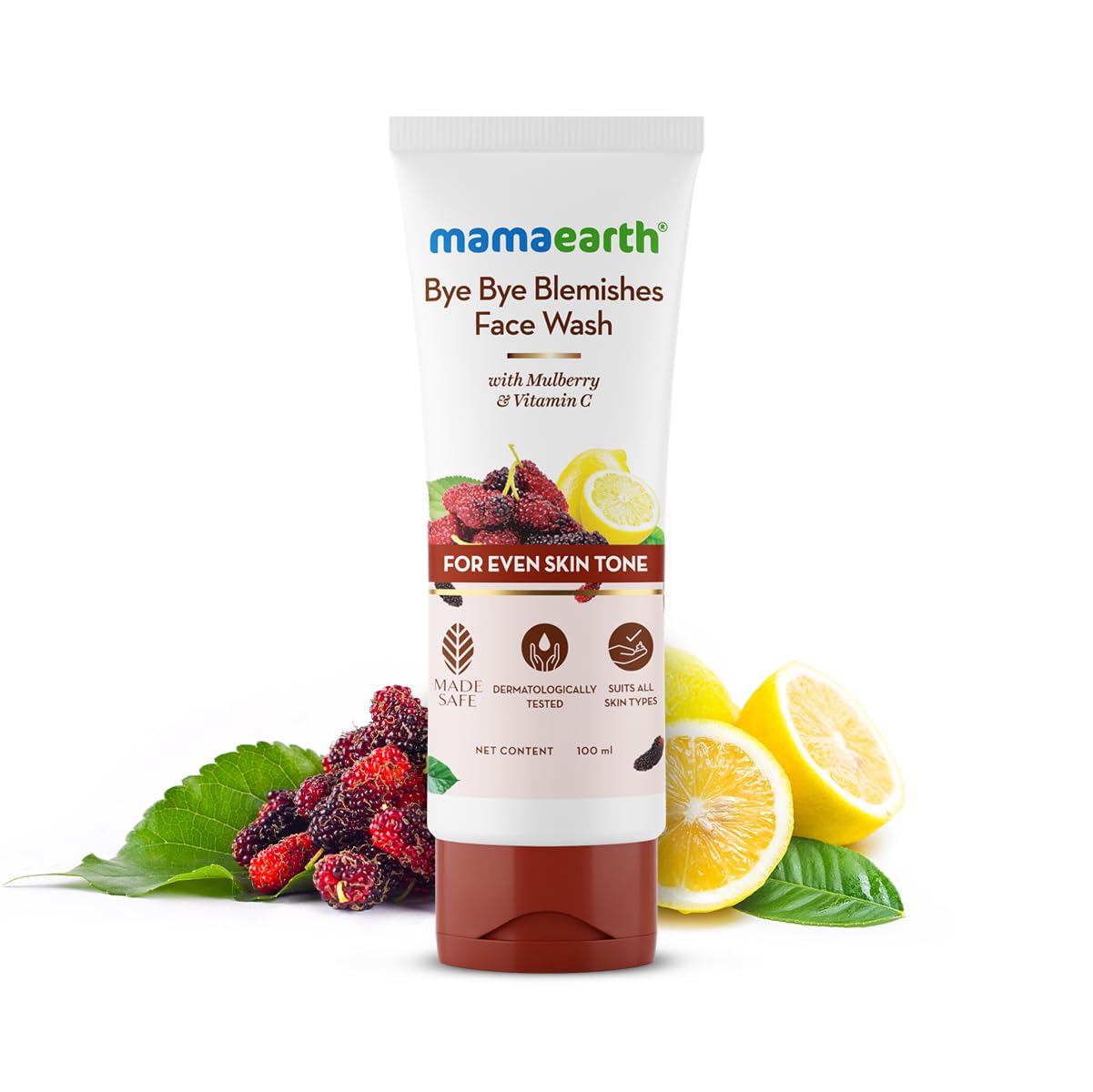 Mamaearth Bye Bye Blemishes Face Wash 100ml + Clensta Red Aloe Vera Skin Glow Face Scrub (100 Gm) | COMBO.