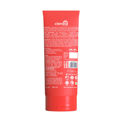 Clensta Red Aloe Vera Exfoliating Face Scrub  (100 Gm)