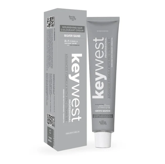 Keywest Professional Silver Sand Hair Color Cream 80g.