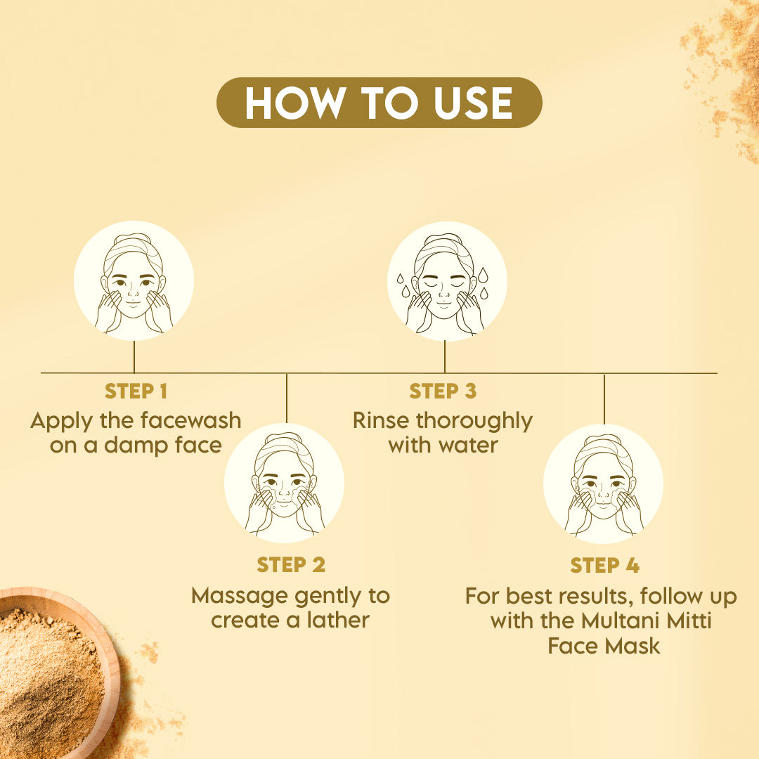 Clensta Multani Mitti Acne Control Face Wash (100 Gm)