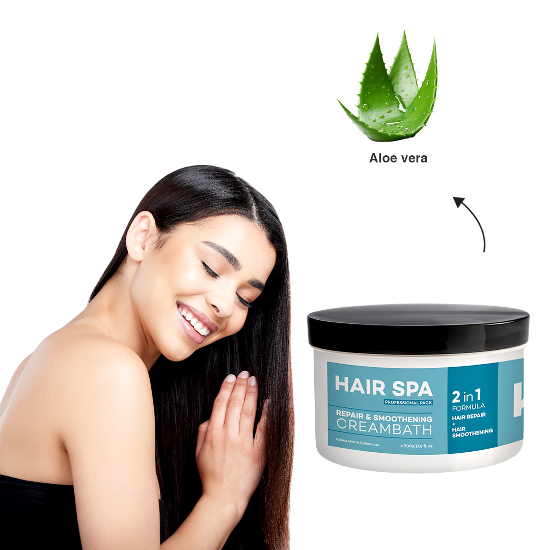 Keywest Professional Hair Spa with Aloe Vera Repair Smoothening Cr Shop Salon Products