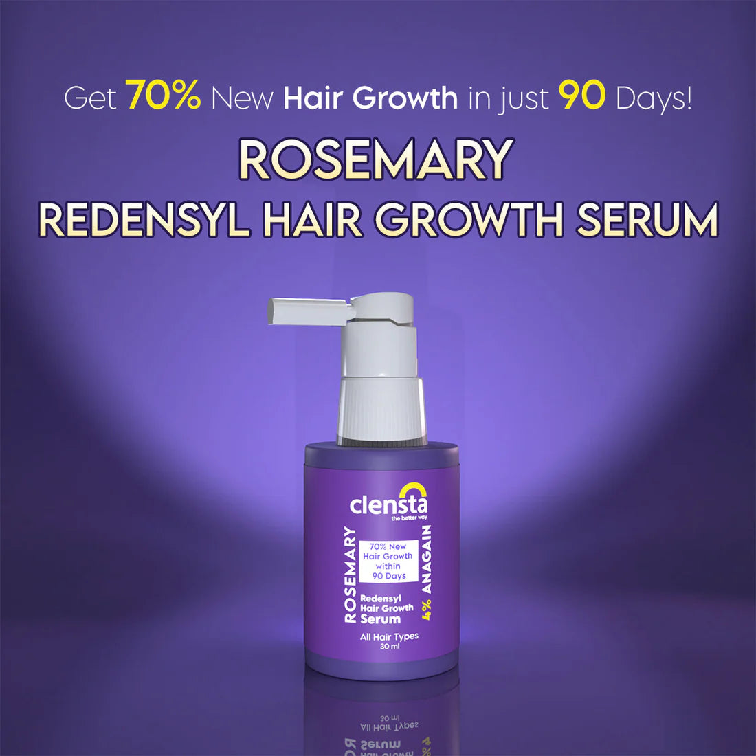 Mamaearth Rosemary Anti Hair Fall Conditioner 250 ML + Clensta Rosemary Redensyl Hair Growth Serum (30Ml) | COMBO