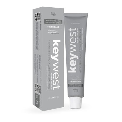 Keywest Professional Silver Sand Hair Colourant Cream 2 Darkest Brown 80gm