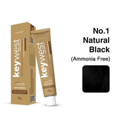 Keywest Professional Hair Color Tube - 80gm (Ammonia free).