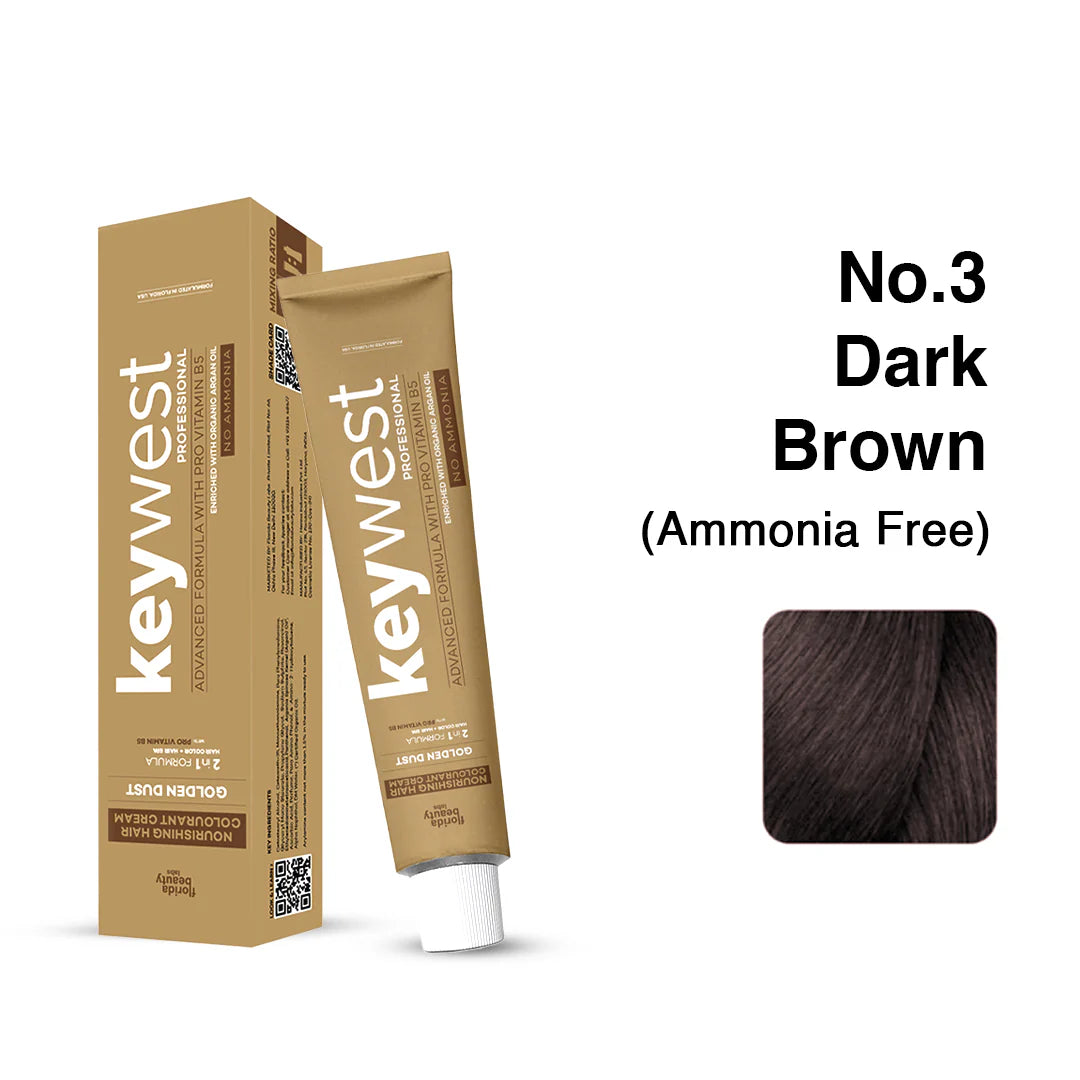 Keywest Professional Hair Color Tube - 80gm (Ammonia free).