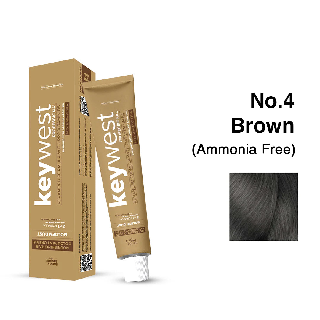 Keywest Professional Hair Color Tube - 80gm (Ammonia free).