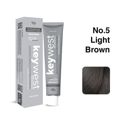 Keywest Silver Sand 5 Color Tube 80g + L'Oreal Professionnel Oxydant Creme Developer 20 Vol 1000ml Combo